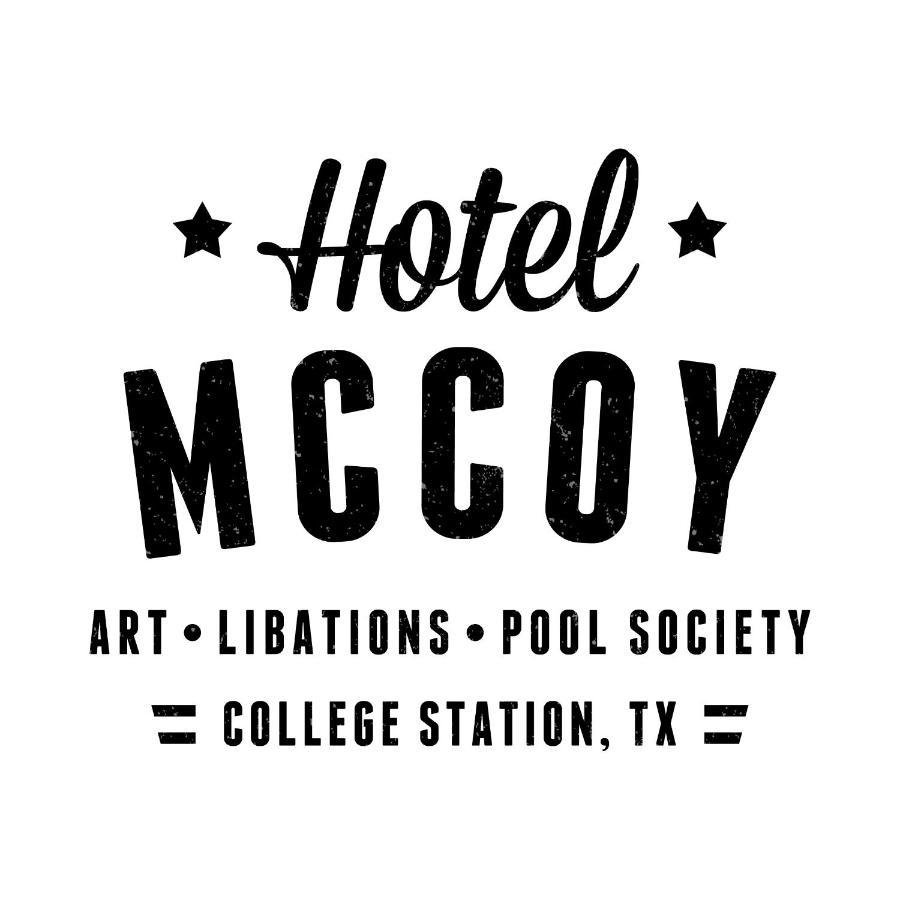 Hotel Mccoy - Art, Libations, Pool Society Колледж-Стейшн Экстерьер фото